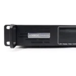 NovaStar VX600 LED display video controller with a black casing and a display screen.