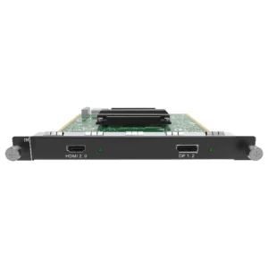 Graphics processing unit interface card featuring HDMI 2.0 and DisplayPort 1.2 ports.