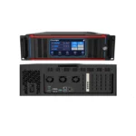 Colorlight LED display controller unit with front and back views showing ports and interface.