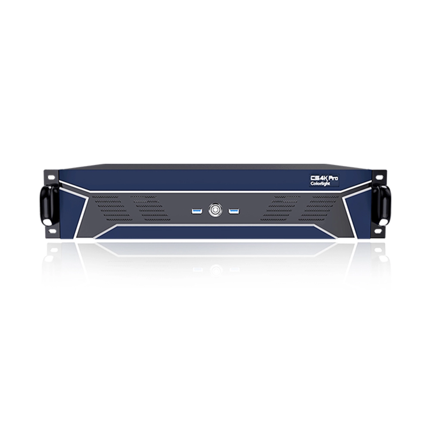 4K Pro video processing unit with a sleek design and front panel controls.