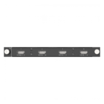 HDMI input panel featuring four HDMI ports labeled 1, 2, 3, and 4.