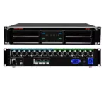 NovaStar CT-Stream video processor with multiple input and output ports on a black chassis.