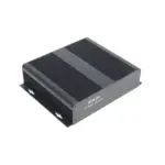 MCTRL-300 LED driver with a black metal casing and ventilation grooves on top.
