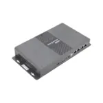 Novastar LED display controller with multiple input and output ports on a gray casing.
