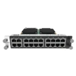 Network switch featuring multiple Ethernet ports for connectivity in a data center setup.