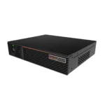 TUIS Pro network video recorder with a sleek black design and front panel controls.