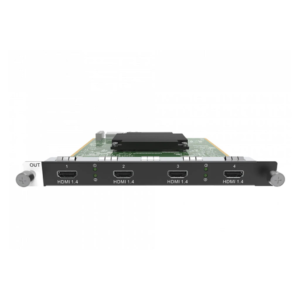 HDMI 1.4 output expansion card with four HDMI ports and indicator lights.